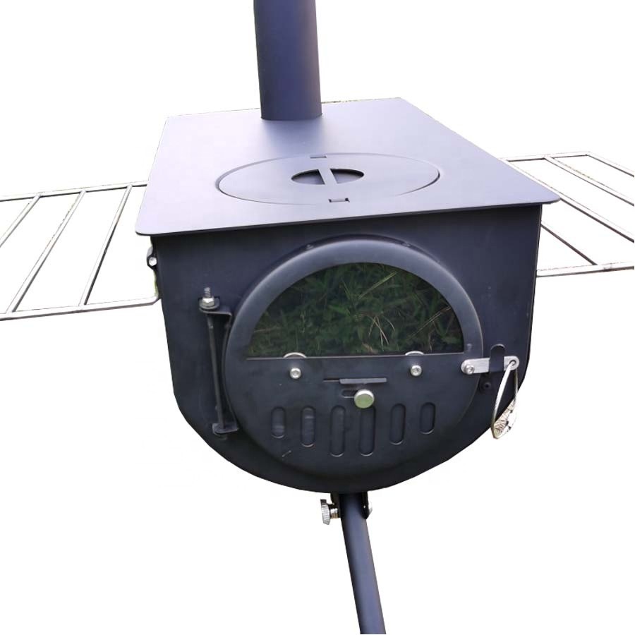Portable Winter Vacation Bell Tent Stove Wood Burning Camping Stove