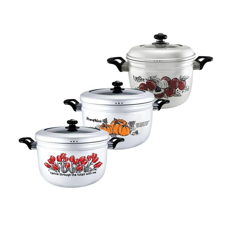 Maspion Pancaguna Panci Kukus & Steamer [30 cm]