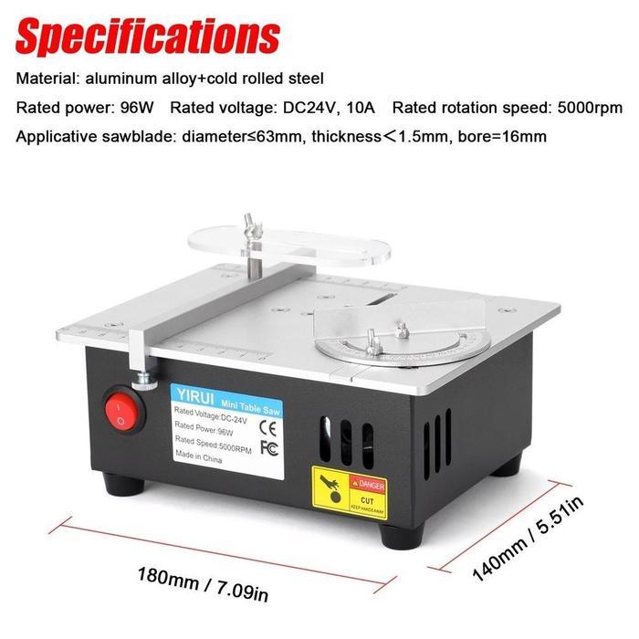 Gergaji Meja Multifungsi Mini Gergaji Desktop Listrik Alat Pemotong DIY Rumah Tangga Kecil Mesin