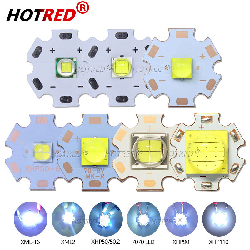 DC3V/6V/24V XML2 T6 XHP70 XHP90 XHP110 LED COB Diode 18W 30W 36W 45W 54W 72W Beads For Flashlight