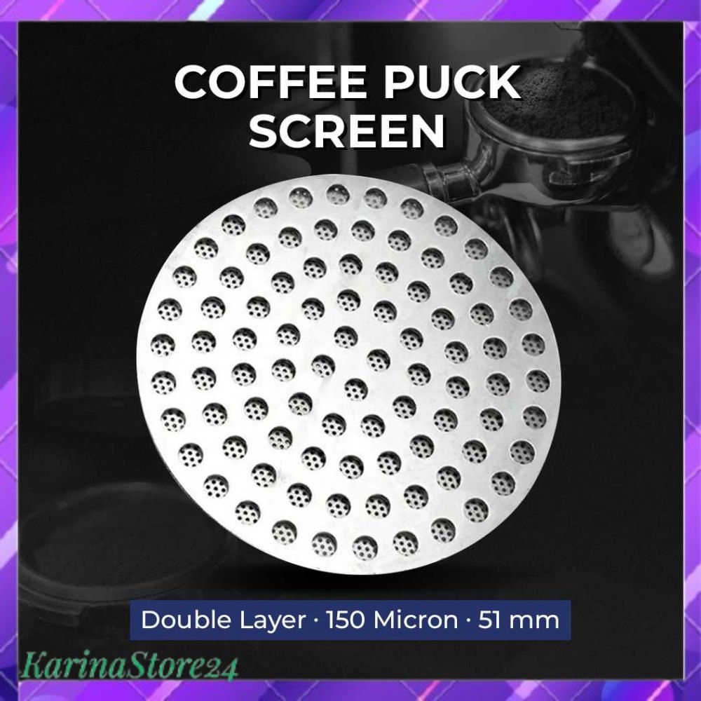 PUCK SCREEN PORTAFILTER ESPRESSO DOUBLE LAYER 150 MICRON - SUS304