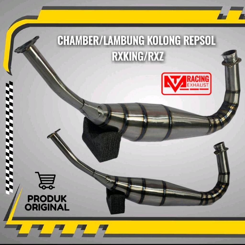 lambung/chamber knalpot rx king/rxz tipe repsol poles