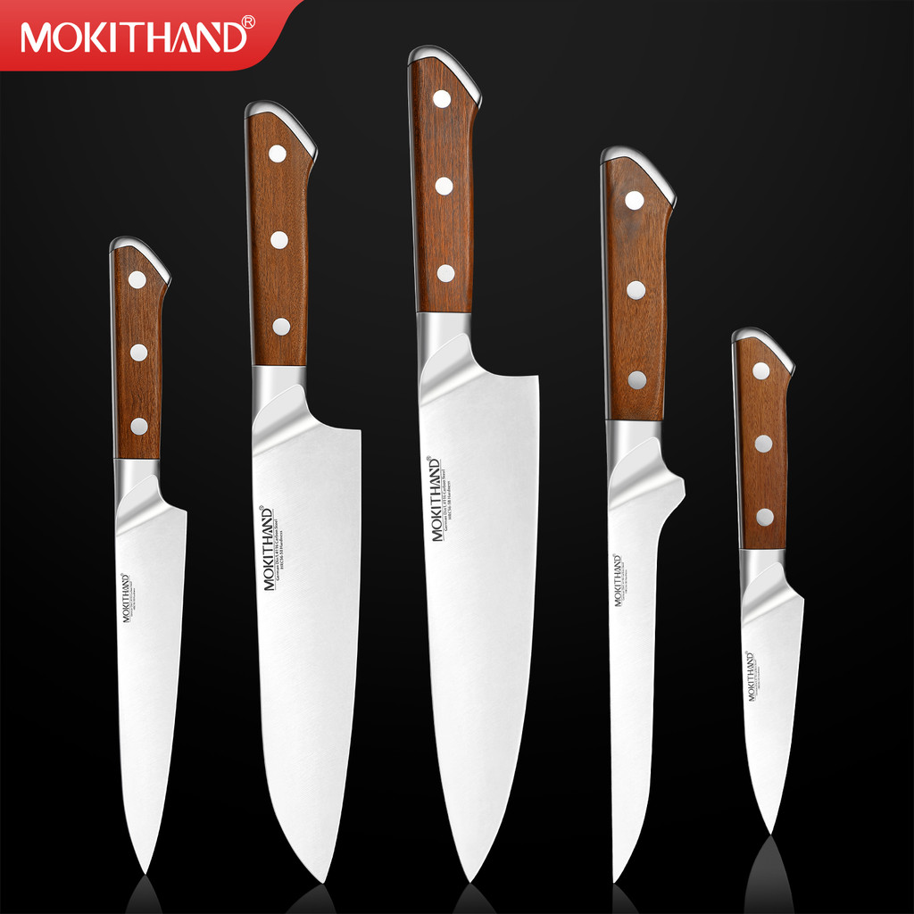 Japanese Kitchen Knives German 1.4116 Carbon Steel Chef Knife Sharp