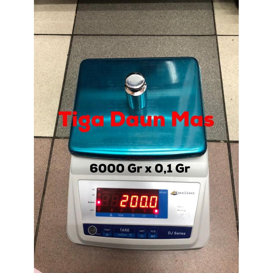 Timbangan Digital Laboratorium / Timbangan Analitik 6000 Gr / 0,1 Gr