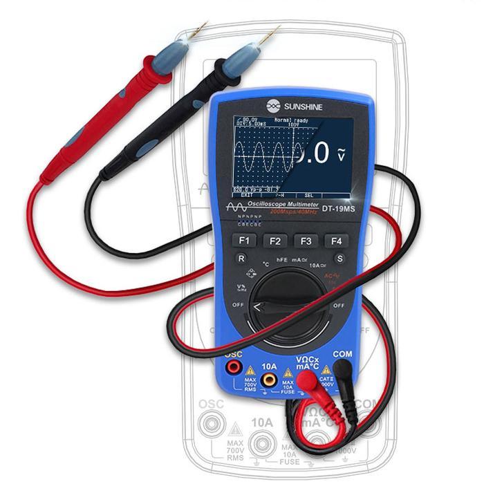 (New) SUNSHINE DT-19MS 2in1 Handheld Oscilloscope Multimeter For