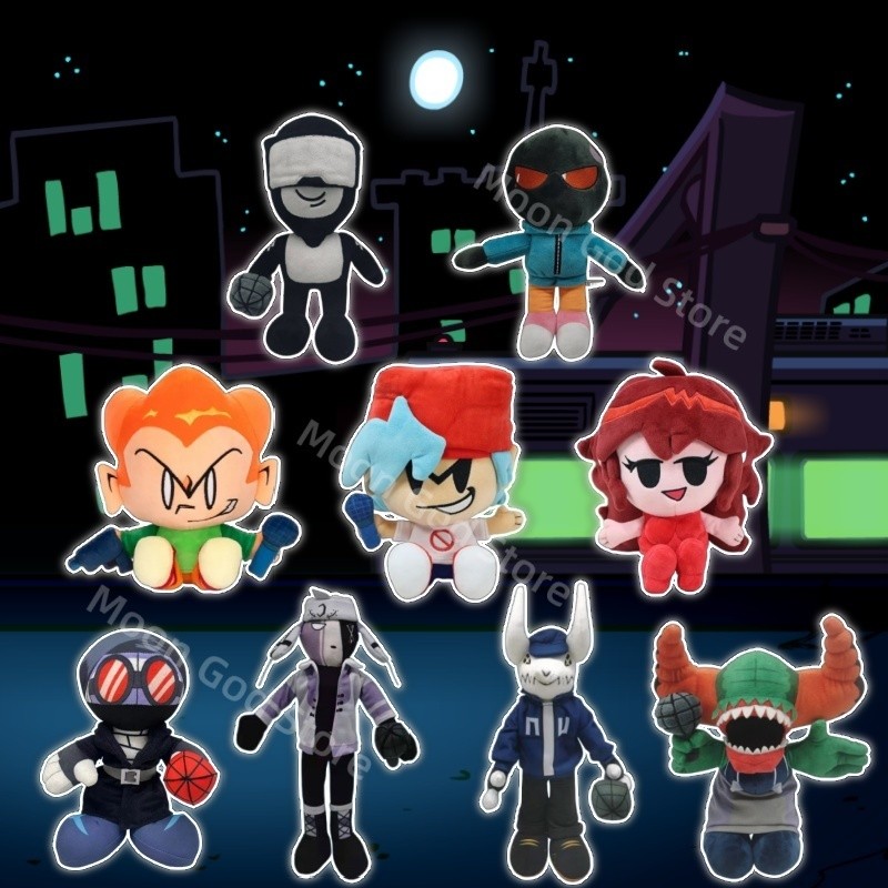 New Anime Friday Night Funkin Plush Kawaii FNF Nene Pico Darnell Plush BF Boyfriend GF Girlfriend
