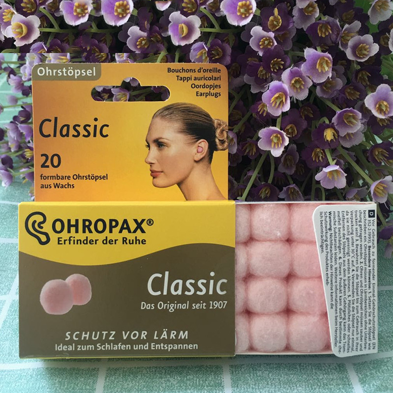 10Pairs Ohropax Classic Wax Earplugs Waterproof Swim Ear Protector