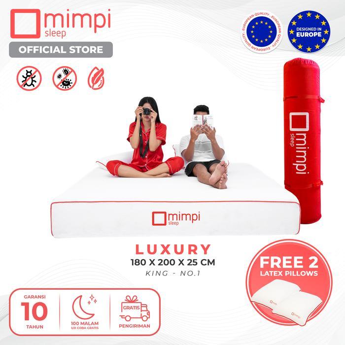 Promo Kasur Mimpi Luxury 180 x200 Kasur Latex Mewah)