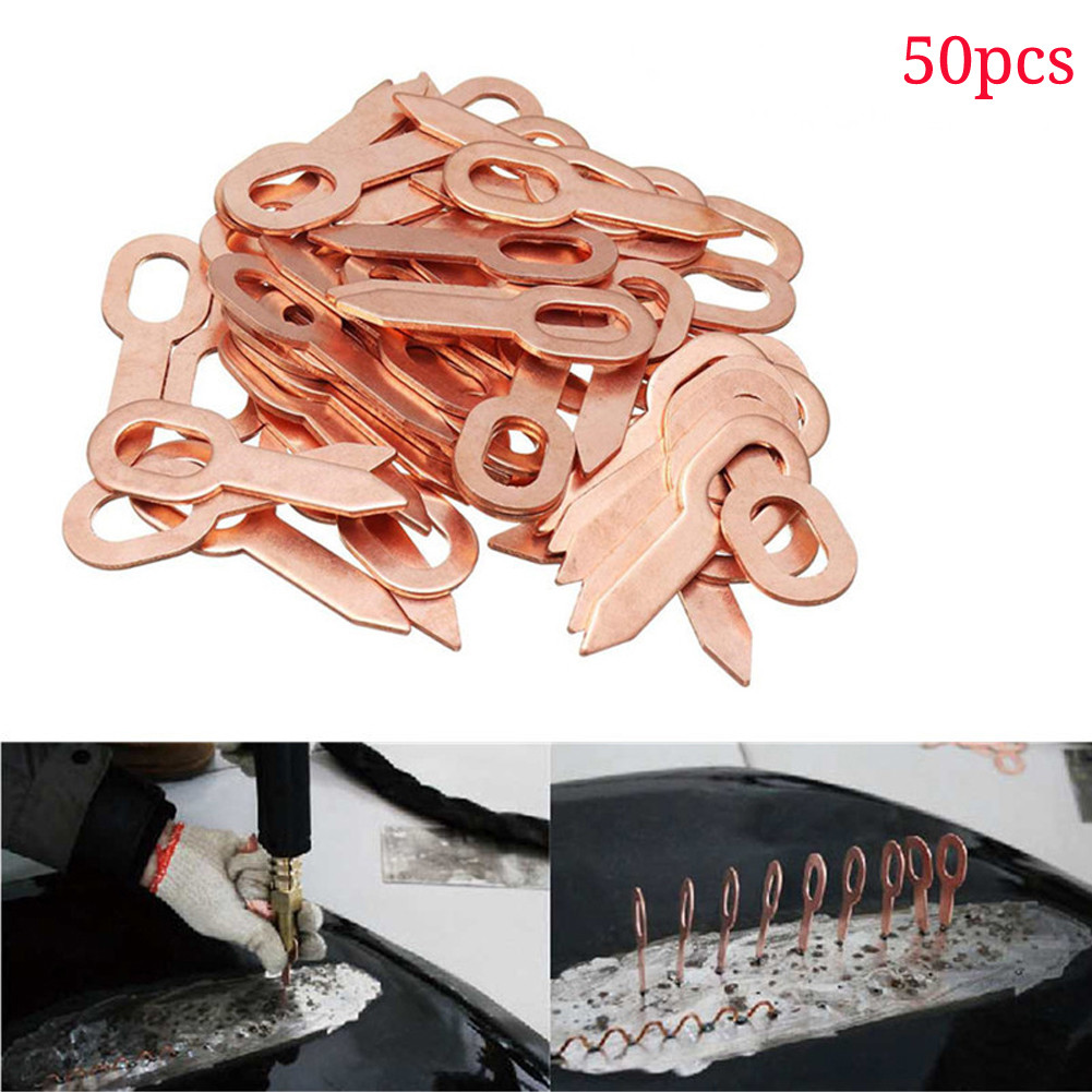 50x Dent Puller Rings For Spot Welding Welder Car Body Panel Pulling