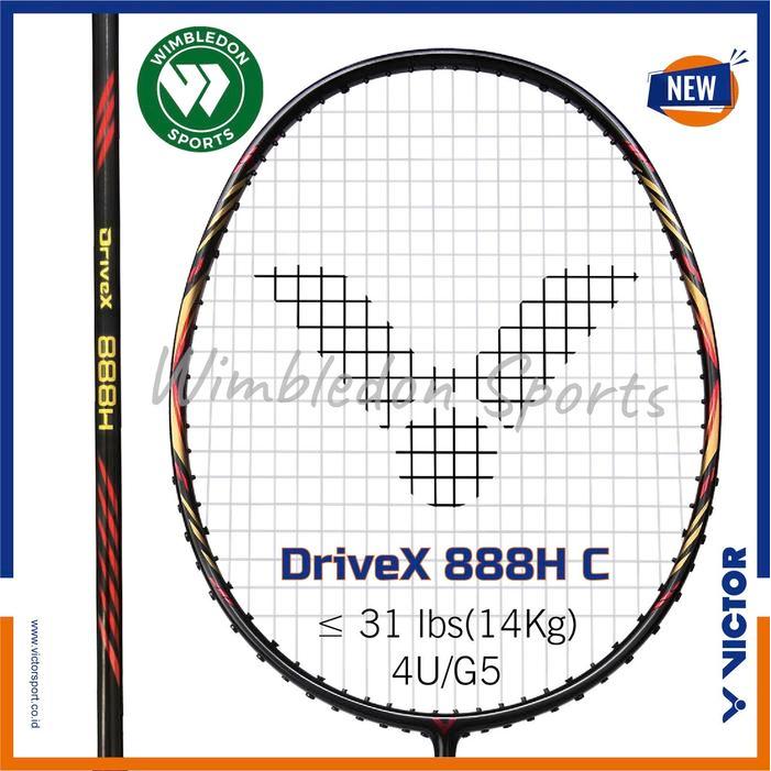 Terlaris Raket Badminton Victor Drivex 888H / Raket Victor Dx-888H *Bonus*