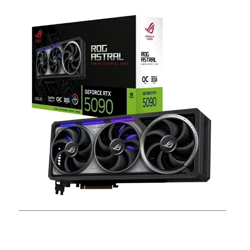 FAST SHIPASUs ROG ASTRAL NVIDIA GeForce RTX 5090 32GB GAMING OC Graphics Card IN hand