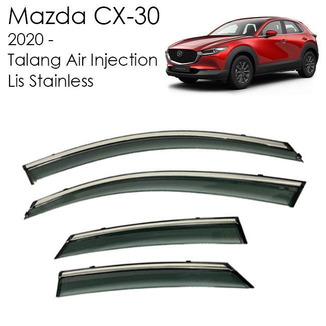 DAYTONA Talang Air Mazda CX30 Lis Stainless