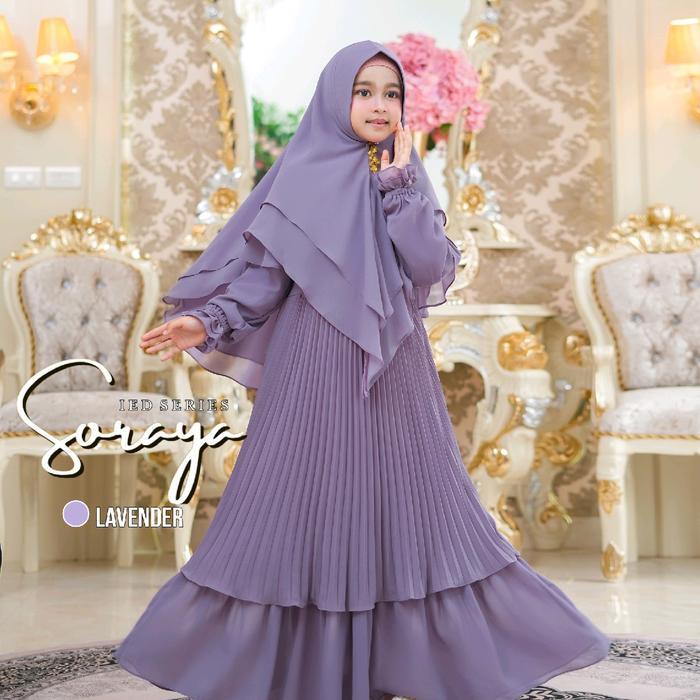 ec9o- Soraya Series By Assyabiya Bahan Ceruty Babydool Gamis Syari Nyaman Dan Mewah Gamis