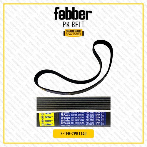 Vanbelt Fanbelt V belt Tali Kipas Alternator/Power Steering/AC Nissan Grand Livina 1.5 7PK1140 FABBE