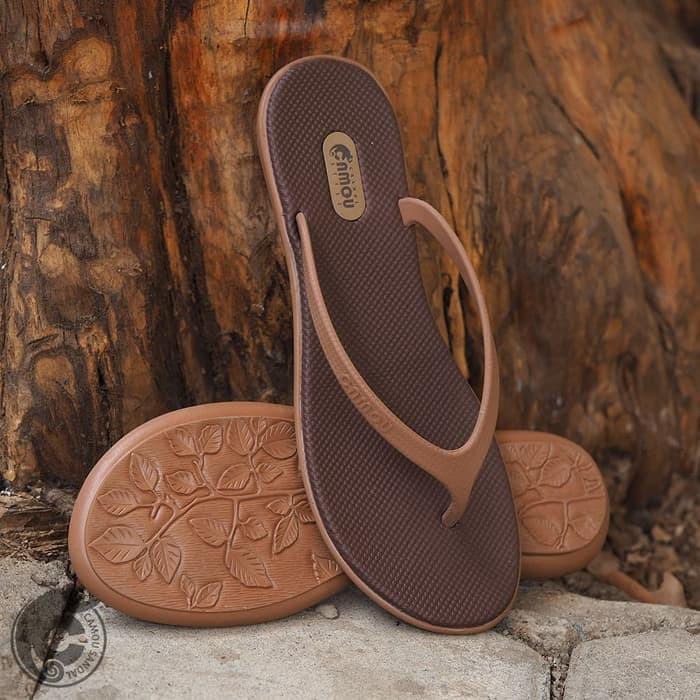 Sendal Sandal Jepit Wanita Plip Plop Camau Tipis Branded Anti Slip Ori