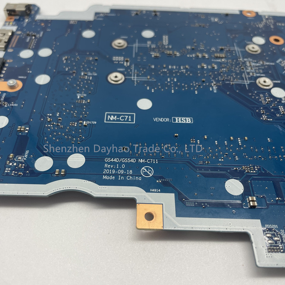 For Lenovo Ideapad S145-15IIL V15-IIL Laptop Motherboard GS44D/GS54D NM-C711 UMA With I3-1005G1 I5-1