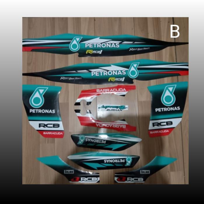 Sticker striping variasi Jupiter z Burhan petronas