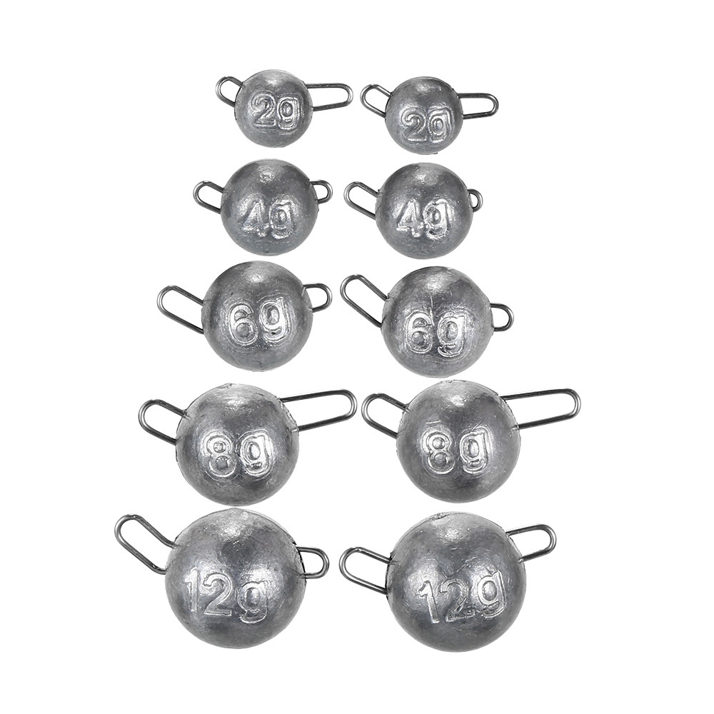 Basslegend Fishing Cheburashka Sinker Jig Head Snap Soft Lure Fishing Tackle Weights 2G 3G 4G 5G 6G