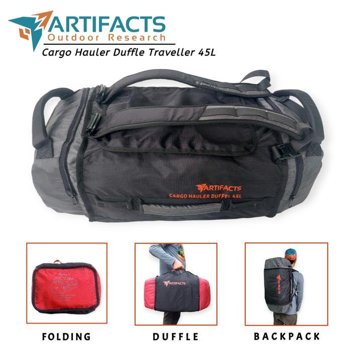 duffle duffel bag backpack artifacts cargo hauler traveller 45 liter