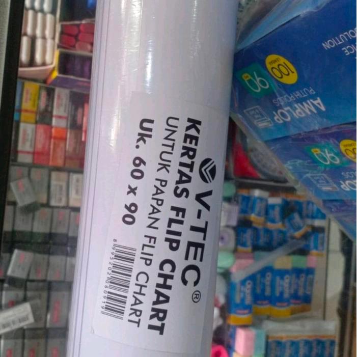 KERTAS FLIPCHART 60 X 90 PUTIH ISI 25