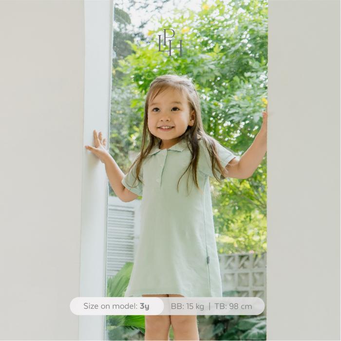 [Earthly Allure] Little Palmerhaus - A-Line Polo Dress (Dress Polo Anak Perempuan) Original