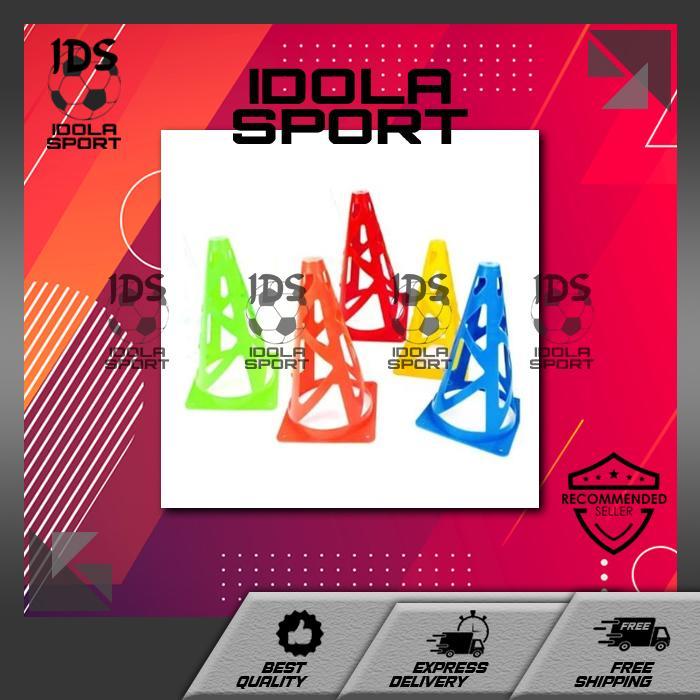 Cone Kerucut lentur- Marker Olahraga Futsal Sepak Bola 23Cm Speeds