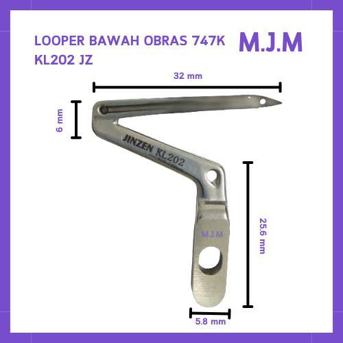 KL202 Loper /Looper Bawah /Jarum Bebek Mesin Jahit Obras 700K KL202 JZ