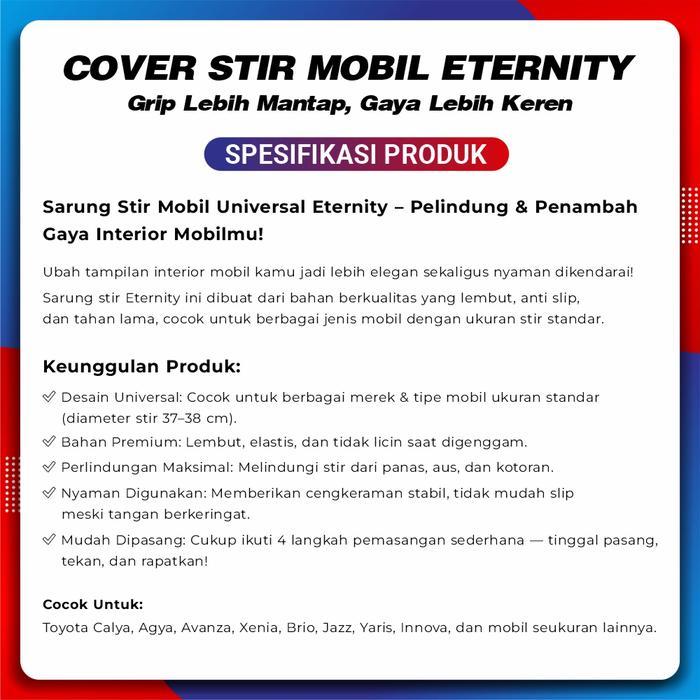 zzse- Sigra Sarung Setir/Cover Stir Mobil Exclusive/Stir Sporty/Stir Murah