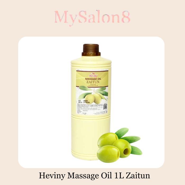 07f1- Heviny Massage Oil 1L / Minyak Pijat Badan