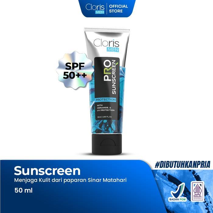 z3kl- Clorismen Pro Sunscreen Protection Spf 50 Sunscreen Pria Spf 50 Pelembab Wajah