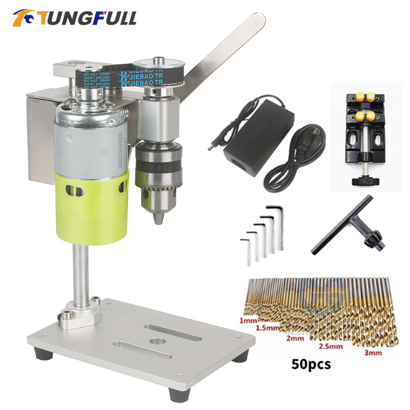 Mini Bench Drill Press Portable Bench Mini Drilling Machine Mini Benchtop Drill Press DIY Wood Metal