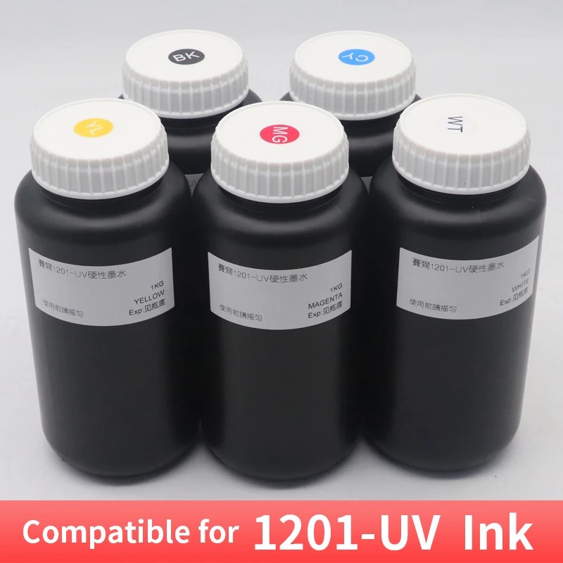1000ml Bottle Compatible Xaar UV Ink For Xaar print head 1201uv ink xaar 1201 printing ink 3D ink ta