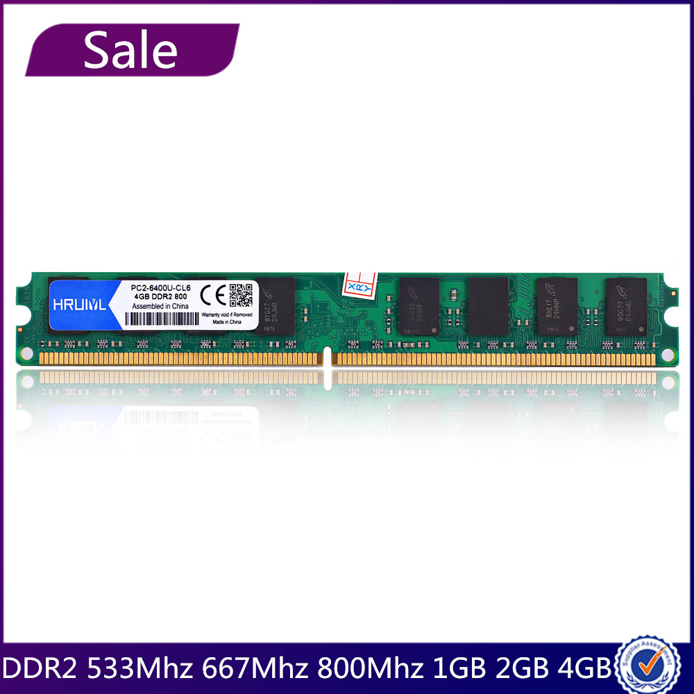 Tested RAM DDR2 800Mhz 667Mhz 533Mhz For PC 1GB 2GB 4GB Memory Memoria Module Computer Desktop PC2-4