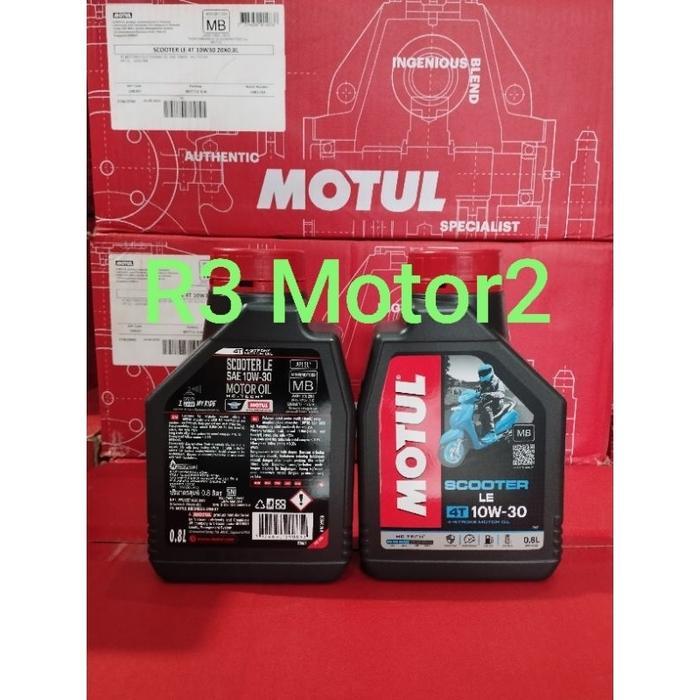 OLI MOTUL SCOOTER LE 4T 10W-30 0.8L UNTUK ALL MATIC MIO,VARIO,BEAT,PCX,VARIO 125,VARIO 150,VARIO 160