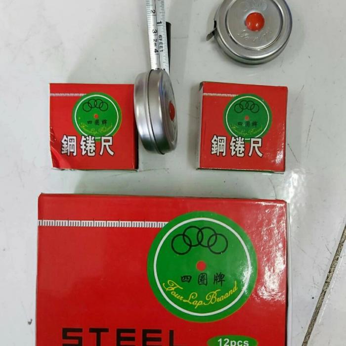 New meteran kecil 2 meter Meteran jengkol 2 m Meteran stainless mini 2 m