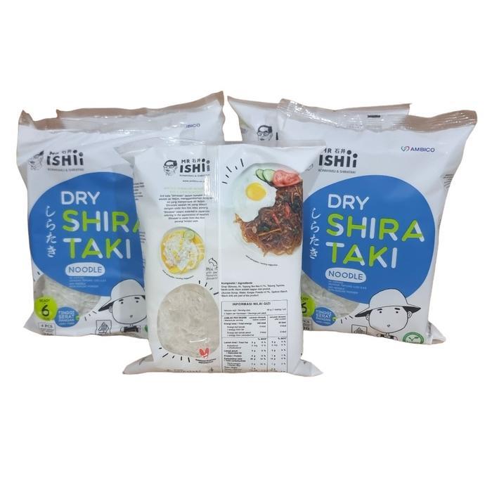 0nro- Mie Shirataki Sirataki Porang Konnyaku Konjac Noddle Kering Untuk Diet 200 Gram (Pack)