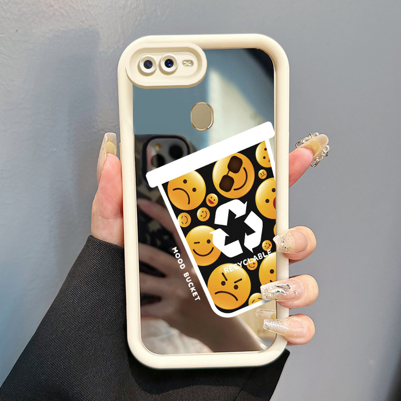 Casing Hp OPPO A7 OPPO A5s OPPO A12 OPPO A12S A11k Case HP Casing pola Cangkir tas emosi Kartun Kasi