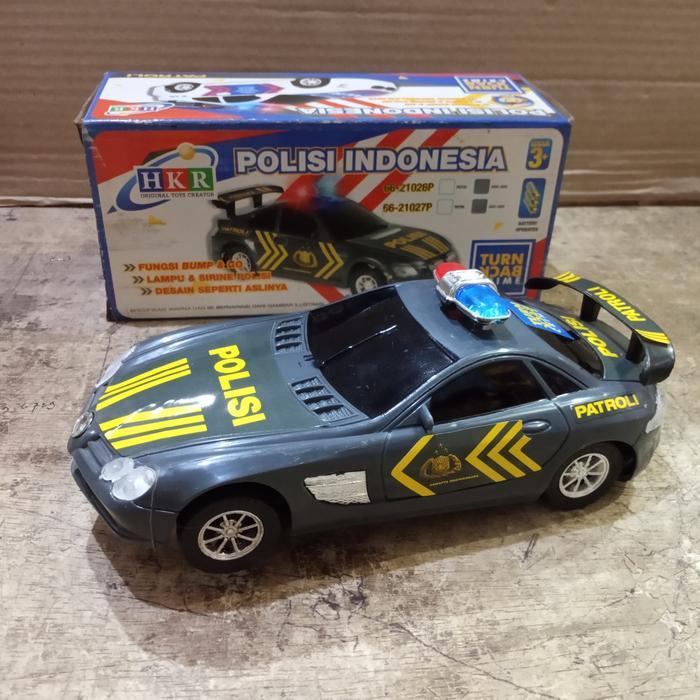 Mainan Mobil Polisi Batre Suara Sirine
