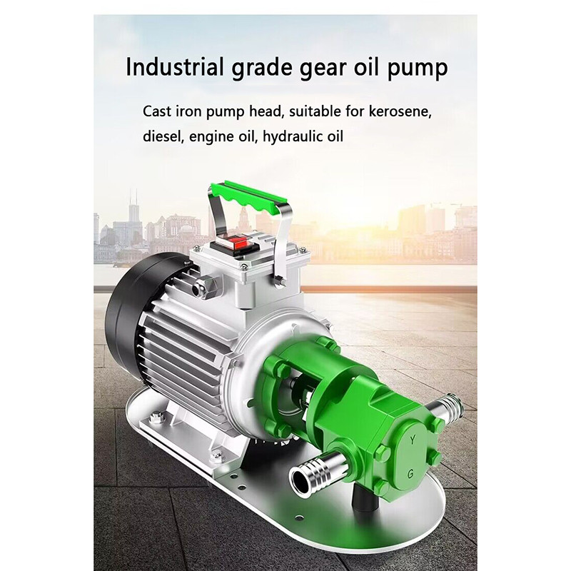 BELI SEKARANG Oil Pump Electric Oil Pump Self Suction Gear Oil Pump Food Grade Stainless Steel Hydra