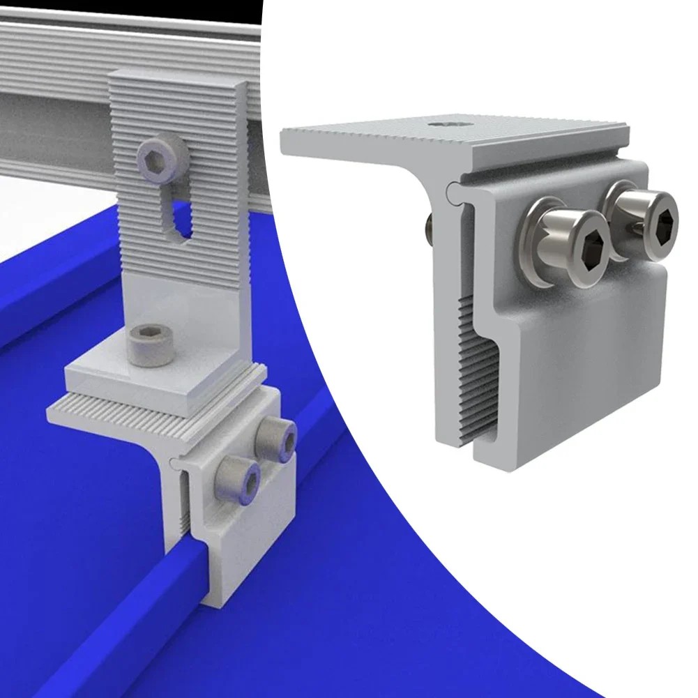 Roof Seam Clamp Standing Seam Clamp 1 4Pcs Sheet Seam Clamp Replaceable Accessories Sliver Color For