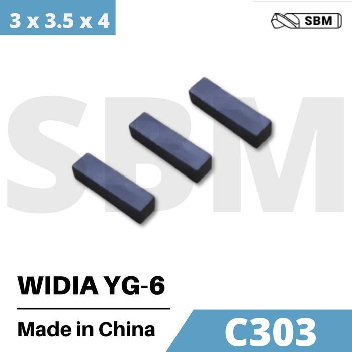 Murah Mata Pahat Widia Cemented Carbide Tip Yg-6 C303 Box Terlaris