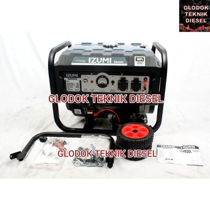 PROMO IZUMI Genset Bensin 3500 watt ( Generator Listrik ) GS 4300
