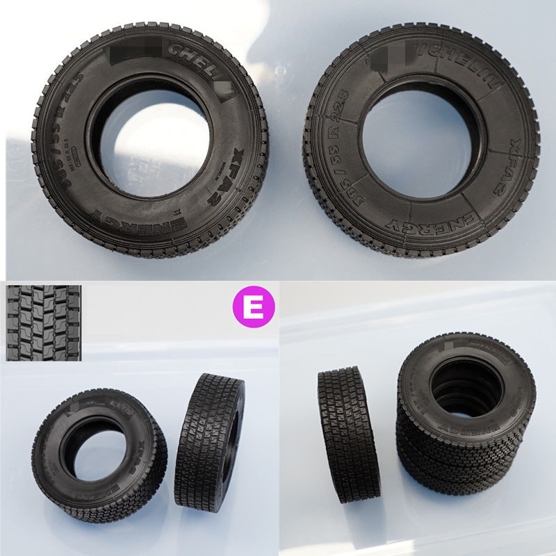 Simulated Tire Road For 1/14 Tamiya Rc Truck Trailer Dump Truck Scania 770S Mercedes Actros Volvo