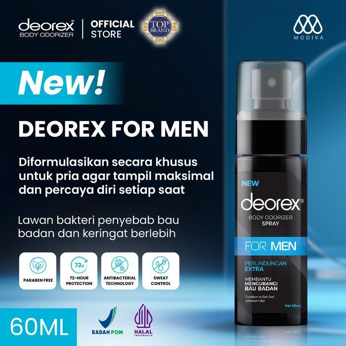 75r2- Deorex - Bundling Non-Fragrance, Deorex Musk, Deorex Men 60Ml