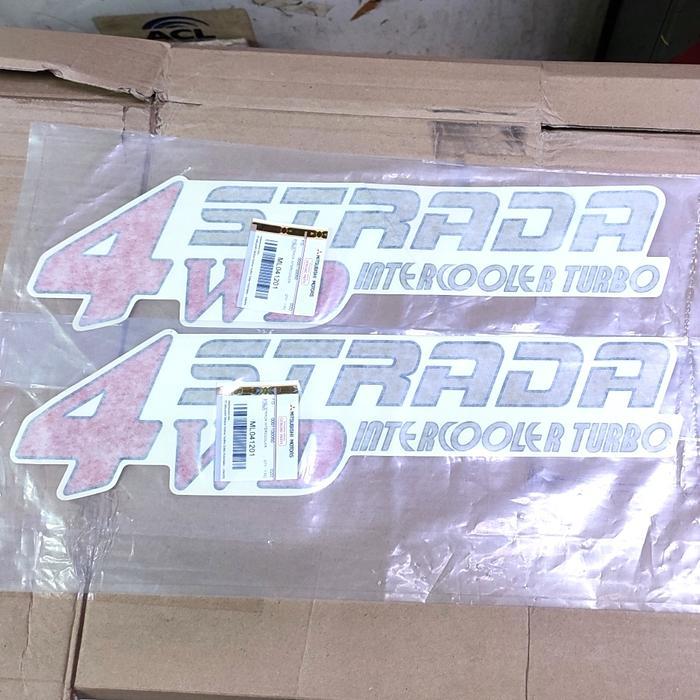 Jual Sticker Stiker Strada 4Wd Intercooler Turbo L200 Kode 020
