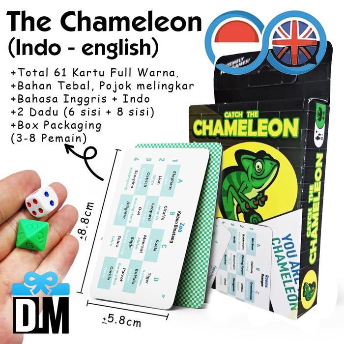 SALE Mainan kartu the Chameleon Bunglon ada spy nya tebak siapa chameleonnya Spy Werewolf Termurah