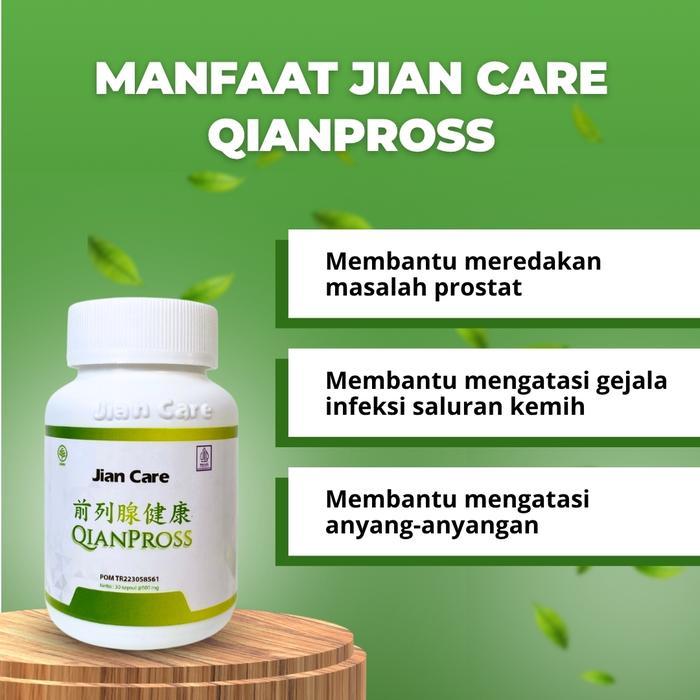 lk5v- Jian Care Qianpross - Herbal Untuk Prostat, Isk Isi 30 Kapsul