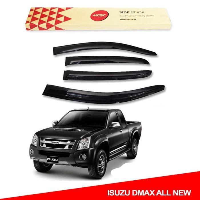 Talang Air Mobil Isuzu DMAX 2P 4P 2002 2014 New Phanter Original MCBC Warna Diamond Black Aksesoris