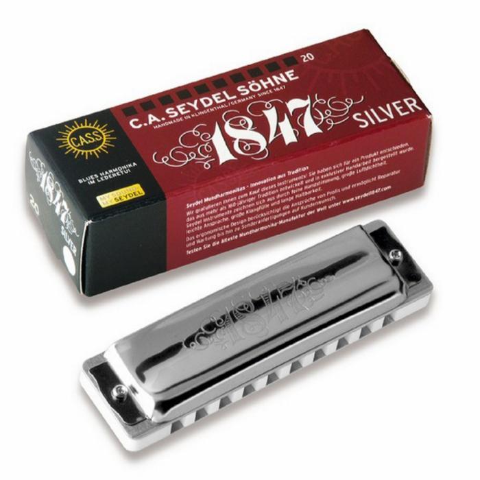 harmonica seydel blues 1847 silver 16301