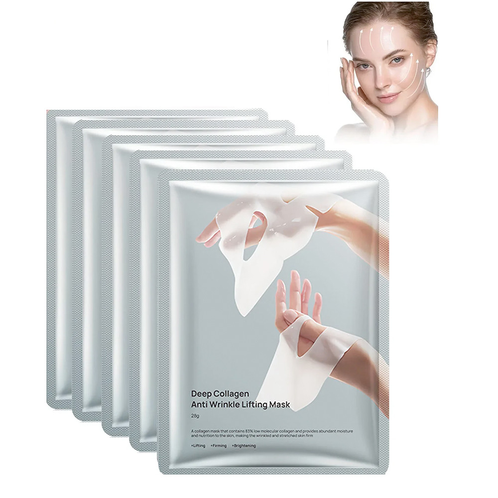 Deep Collagen Anti Wrinkle Lifting Mask Collagen Face Mask Overnight, Deep Collagen Mask For Lifting